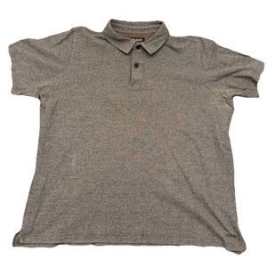 Filson Mens Polo Shirt XXL 2XL Heather Gray Short Sleeve 100% Cotton